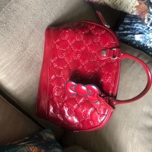 Red hello kitty big purse